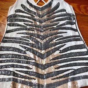 Cotton shirt with sequins